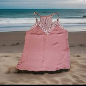 Allison Joy Veronica M Eyelash Fringe Cami Sleeveless Fairy Top Y2K Size. S